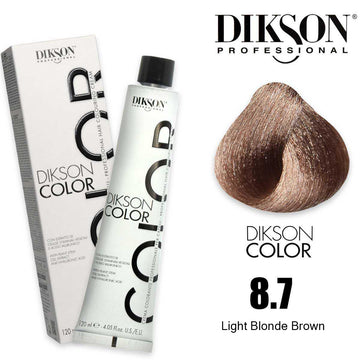 Dikson Hair color 120ml - 8.7  (Light Blonde Brown)